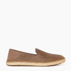 NEW Roots Sydney Leather Espadrille in Fawn